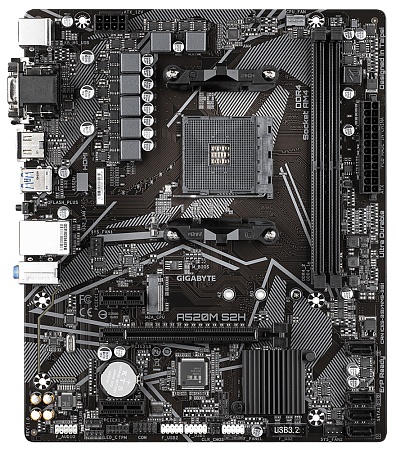 Материнская плата Gigabyte A520M S2H