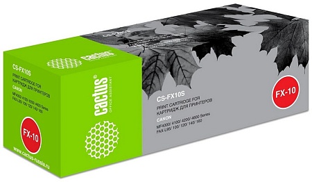 Картридж Cactus NN-FX10W Black
