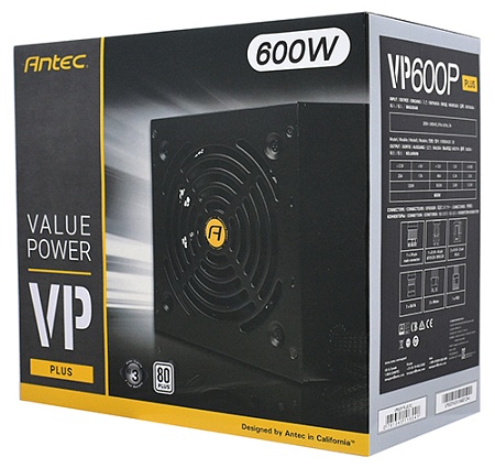 Блок питания Antec VP600P Plus EC