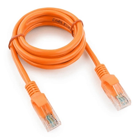 Патч-корд UTP Cablexpert PP12-1.5M/O кат.5e 1.5м литой многожильный (оранжевый)