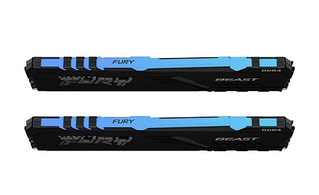 Оперативная память 16 GB kit Kingston Fury Beast RGB KF426C16BBAK2/16