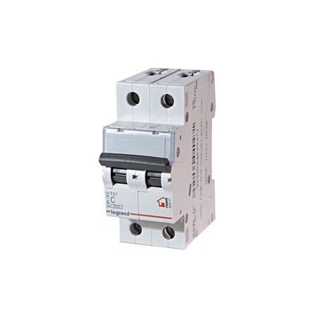 Автоматический выключатель Legrand 404047 2П C 50A TX3 6000 6kA