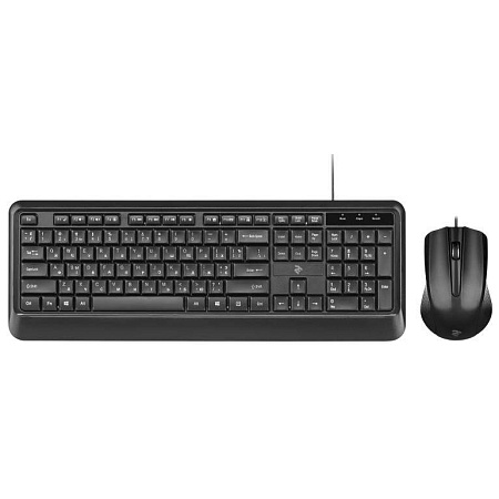 Проводной комплект 2Е MK404 USB Black 2E-MK404UB Проводной комплект 2Е MK404 USB Black 2E-MK404UB