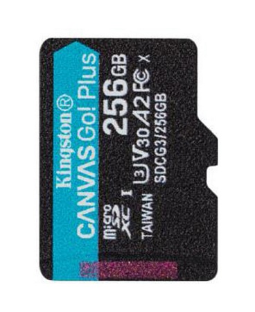 Карта памяти microSDXC 256GB Kingston Canvas Go Plus 170R SDCG3/256GBSP