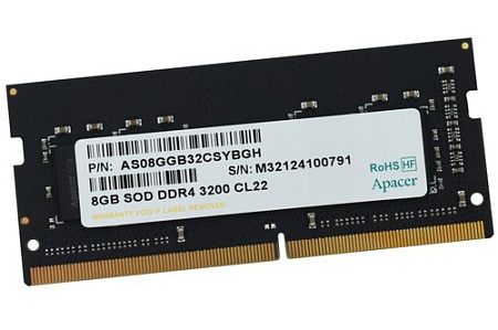 Оперативная память для ноутбука 8 GB Apacer ES.08G21.GSH