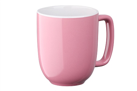 Чашка Ardesto Capri, 390 мл, розовый, керамика AR3039CP
