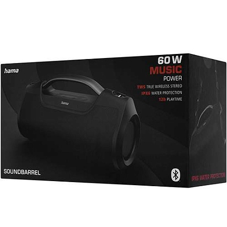 Акустическая система Hama Soundbarrel black Акустическая система Hama Soundbarrel black