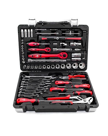 Профессиональный набор инструментов 1/2" & 1/4", 78ед, Cr-V