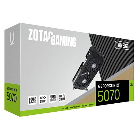 Видеокарта 12 GB ZOTAC RTX 5070 TWIN EDGE ZT-B50700E-10P