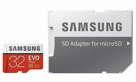 Карта памяти MICROSD 32GB Samsung EVO PLUS MB-MC32GA/RU