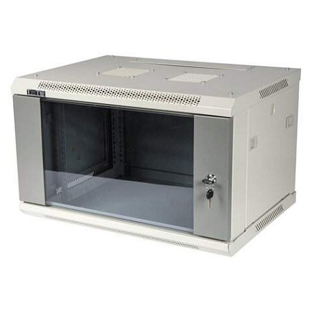 Шкаф настенный Lanmaster TWT-CBWPG-18U-6X8-GY