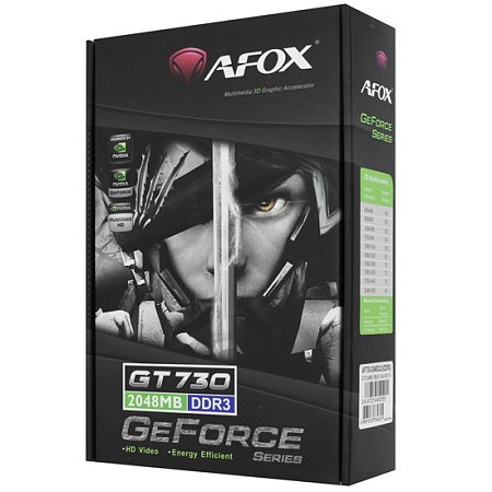 Видеокарта 2 GB Afox GT 730 AF730-2048D3L5