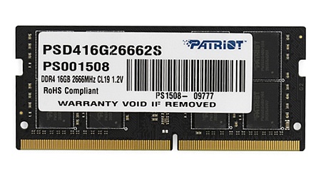 Оперативная память 16 GB Patriot PSD416G26662S