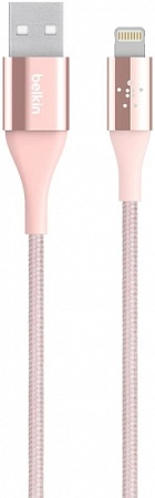 Кабель Belkin DuraTek Mixit Lightning - USB-A, 1,2m, rose gold