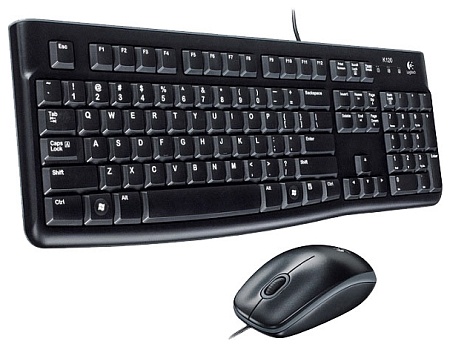 Комплект Клавиатура + Мышь Logitech MK120 Black 920-002561