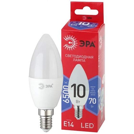 Лампа светодиодная ЭРА B35-10W-865-E14 R