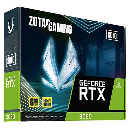 Видеокарта 6 GB ZOTAC GAMING RTX 3050 SOLO ZT-A30510G-10L