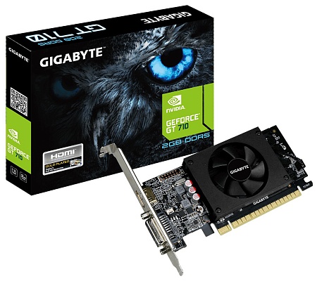 Видеокарта 2 GB Gigabyte GT 710 GV-N710D5-2GL