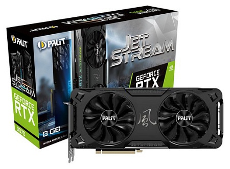 Видеокарта 8Gb PALIT RTX3070 JETSTREAM 8G NE63070019P2-1040J Видеокарта 8Gb PALIT RTX3070 JETSTREAM 8G NE63070019P2-1040J