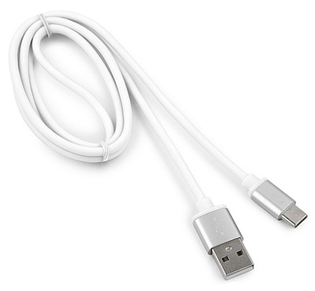 Кабель USB Type A-C Cablexpert CC-S-USBC01W-1M