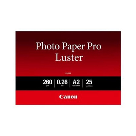 Глянцевая фотобумага Canon LU-101 Pro Luster A2 25 шт. Глянцевая фотобумага Canon LU-101 Pro Luster A2 25 шт.