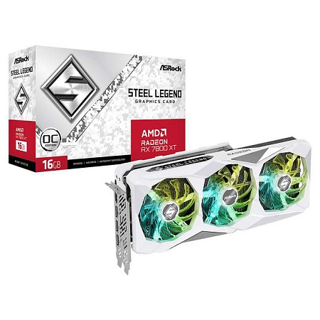 Видеокарта 16Gb ASRock Radeon RX7800XT SL 16GO