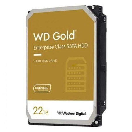 Жесткий диск 22Tb Western Digital Gold WD221KRYZ