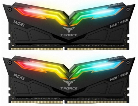 Оперативная память 16Gb kit Team Group Night Hawk TF14D416G3200HC16CDC01