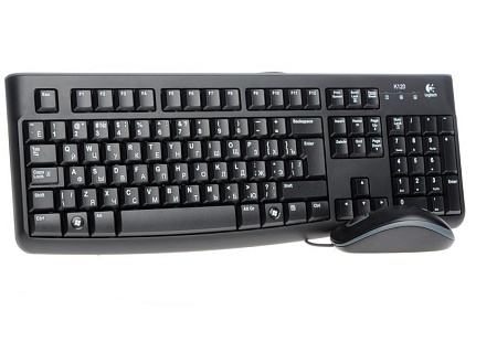 Комплект Клавиатура + Мышь Logitech MK120 Black 920-002561