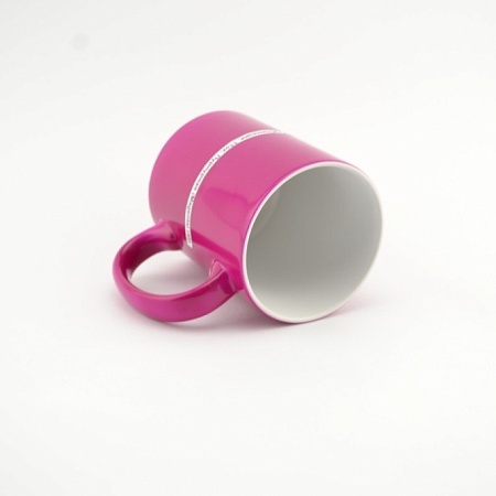 Кружка полуглянцевая MT-B006P Хамелеон для сублимации, 11oz, Пурпурная (Magenta) (48)