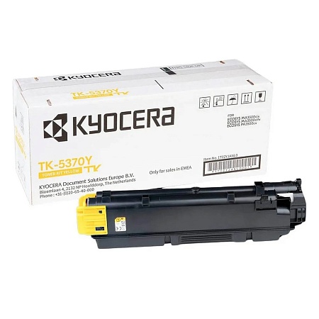 Тонер-картридж TK-5370Y 5 000 стр. Yellow для ECOSYS PA3500cx/ ECOSYS MA3500cix, ECOSYS MA3500cifx Тонер-картридж TK-5370Y 5 000 стр. Yellow для ECOSYS PA3500cx/ ECOSYS MA3500cix, ECOSYS MA3500cifx
