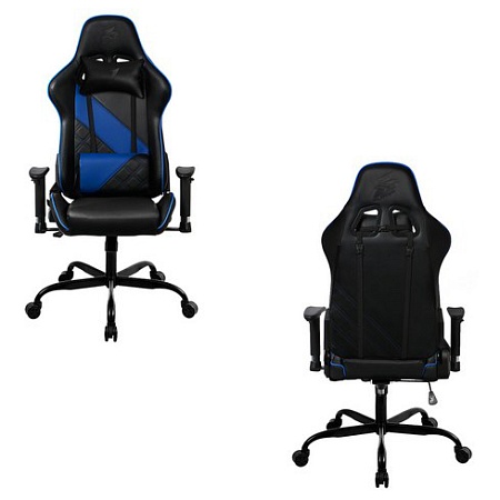 Игровое компьютерное кресло 1stPlayer S02 Black/Blue