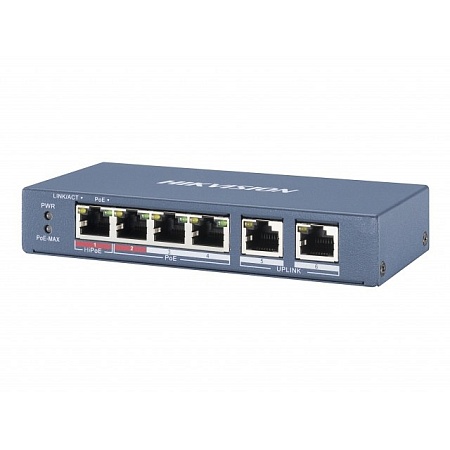 Коммутатор Hikvision DS-3E0106P-E/M
