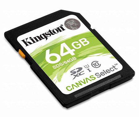 Карта памяти SD 64GB Kingston SDS/64GB