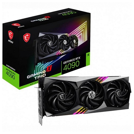 Видеокарта 24Gb MSI RTX4090 GAMING X TRIO