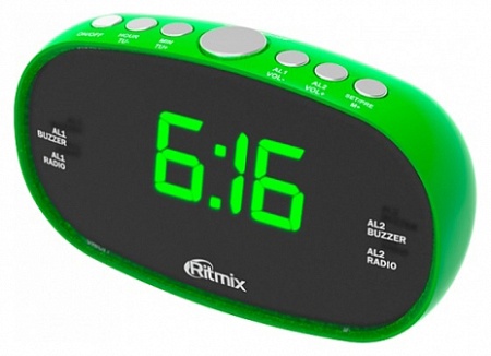 Радиочасы Ritmix RRC-616 Green