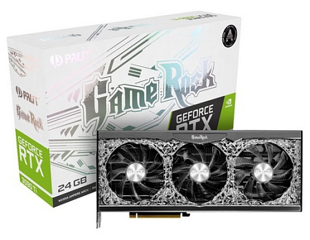 Видеокарта 24Gb PALIT RTX3090Ti GAMEROCK 24G NED309T019SB-1022G