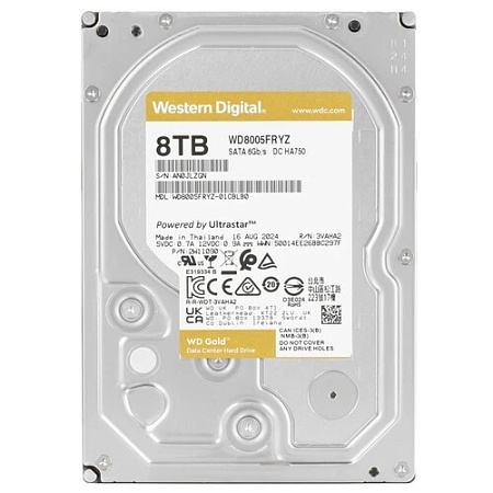 Жесткий диск 8Tb WD Gold WD8005FRYZ