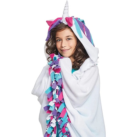 Набор для творчества Make It Real Накидка Единорог Unicorn Hoodie Blanket