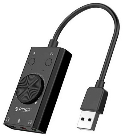 Звуковая карта ORICO SC2-BK-EP USB2.0