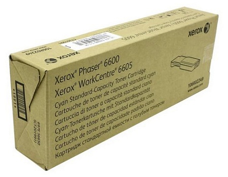 Тонер-картридж Xerox 106R02249 голубой