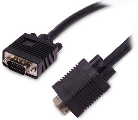 Интерфейсный кабель VGA 15M/15M, экранированный, iPower iPiVGAMM200, 20m, OEM