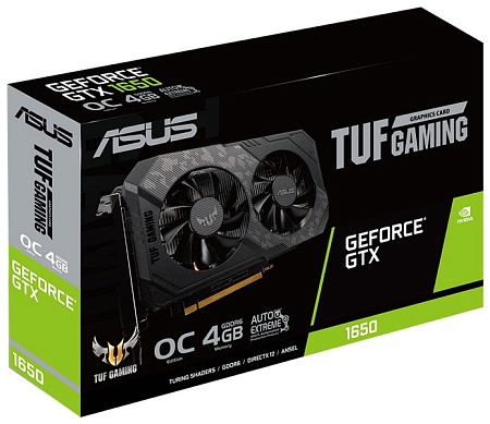 Видеокарта 4Gb ASUS TUF-GTX1650-O4GD6-GAMING