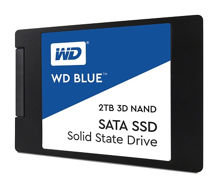 SSD накопитель WD Blue 3D NAND WDS200T2B0A 2ТБ