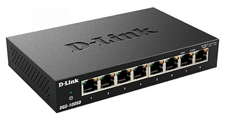 Коммутатор D-Link DGS-1008D/J3B