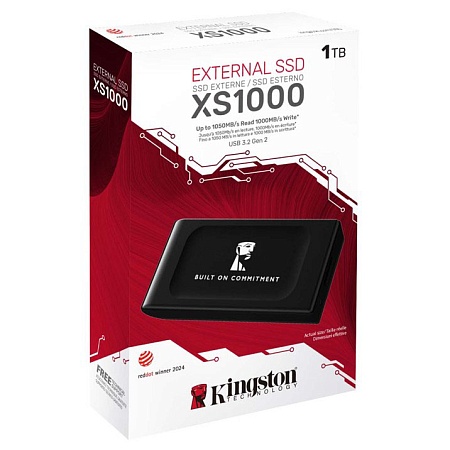 Внешний SSD диск 1TB Kingston XS1000 Черный