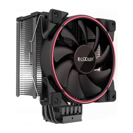 Кулер для процессора PcСooler GI-X5R V2 red LED