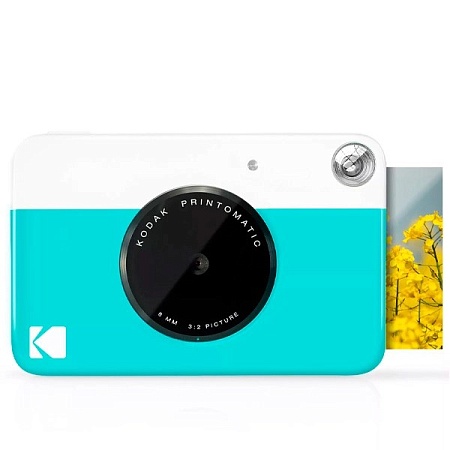 Фотоаппарат моментальной печати Kodak PRINTOMATIC голубой