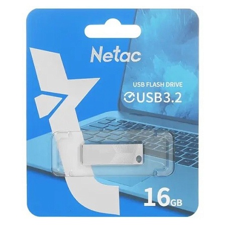 USB Флеш 16GB 3.2 Netac UM1 NT03UM1N-016G-32PN серебристый