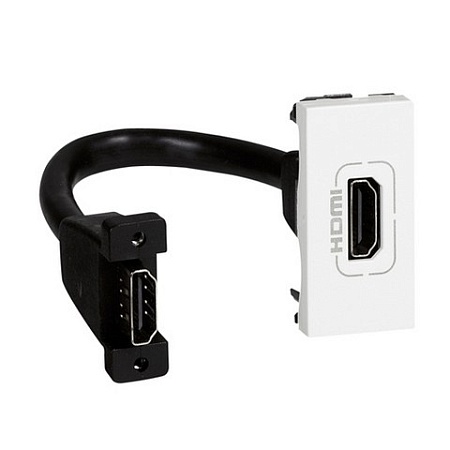 Розетка Legrand 078778 HDMI со шнуром 1М бел MSC